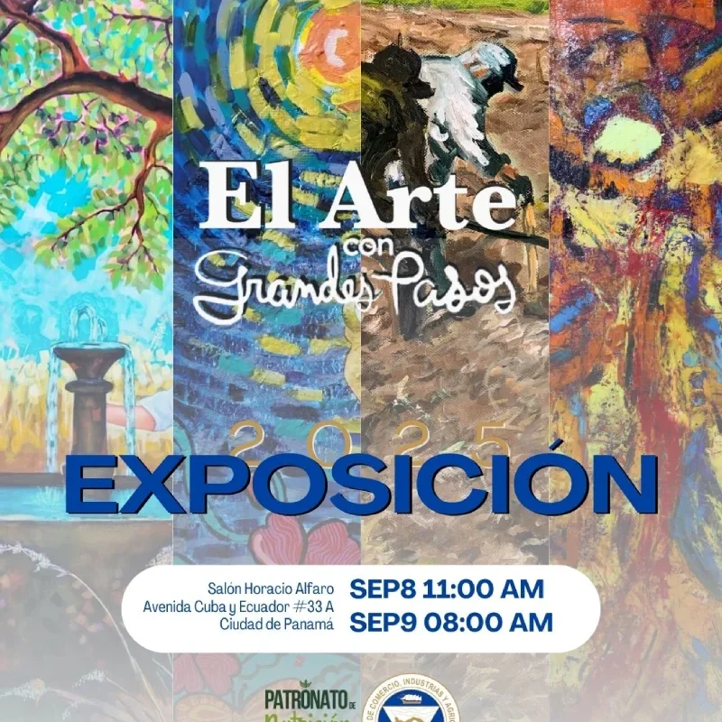 Exposición El Arte con  Grandes Pasos